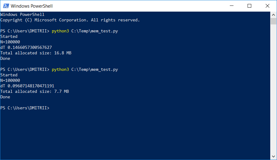 No Memory Issue That One Line of Python Code Can't Solve