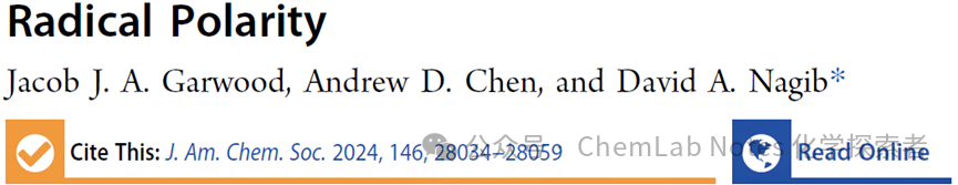 Comprehensive Overview of the Polarity of Radicals: Types and Characteristics