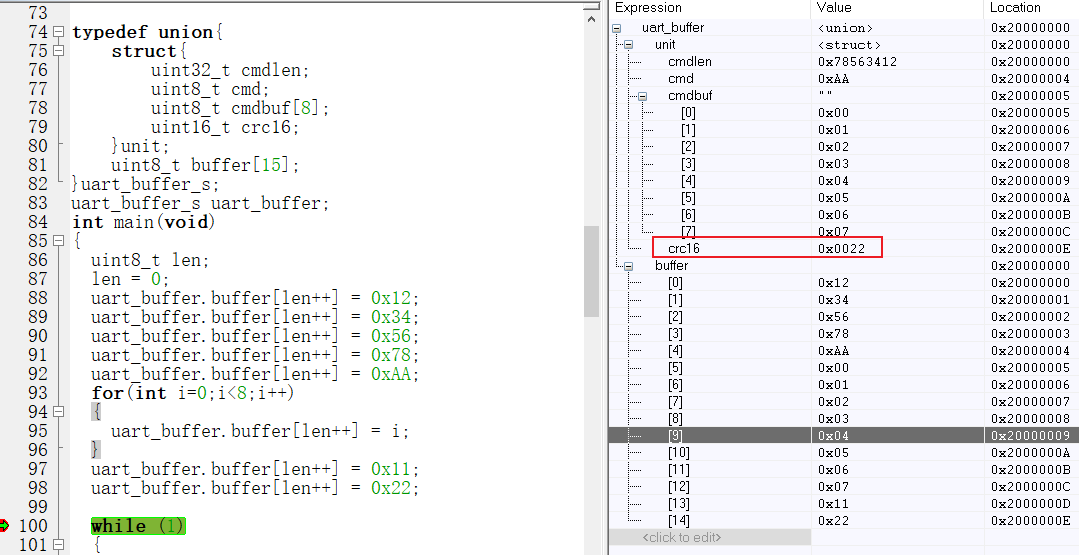 Applications of Unions in Microcontroller Programming