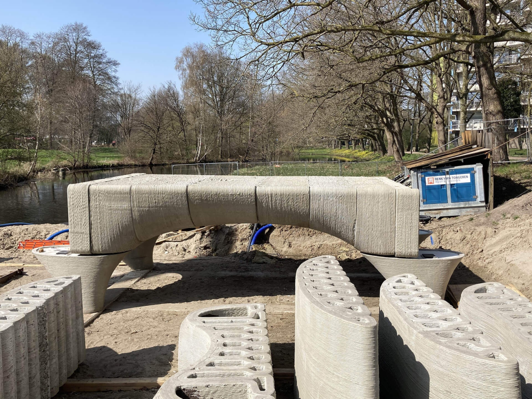 Exploring Diverse Bicycle Bridge Structures Using 3D Printed Concrete Technology in the Netherlands