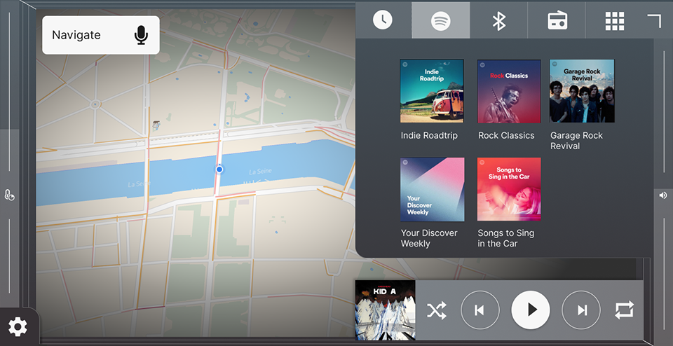 In-Car Displays | A New Concept for Automotive Touch Interaction