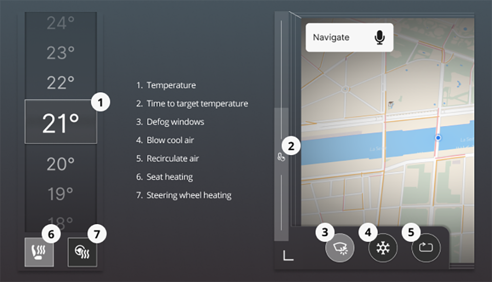 In-Car Displays | A New Concept for Automotive Touch Interaction
