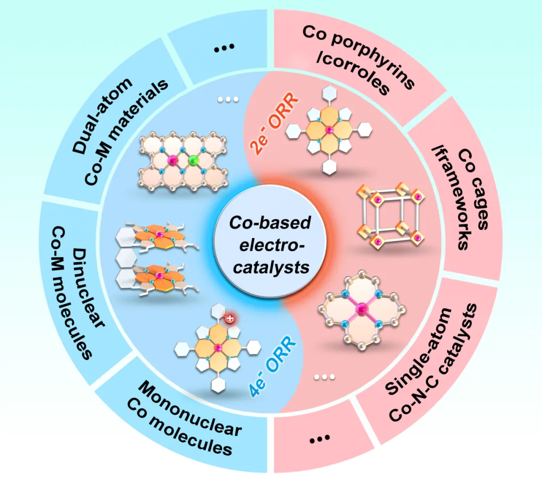Review by Professor Cao Rui from Shaanxi Normal University! Solving the Selectivity Challenge of Oxygen Reduction Reactions! Precise Control of Cobalt-Based Catalysts for Two-Electron and Four-Electron Pathways