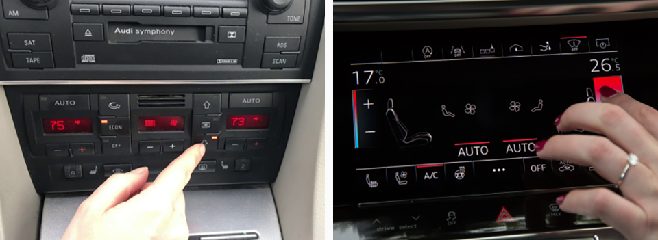 In-Car Displays | A New Concept for Automotive Touch Interaction