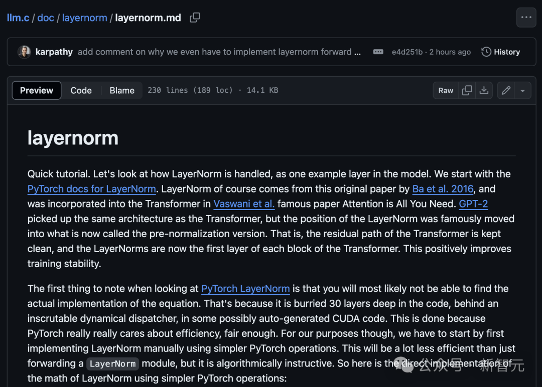 Training GPT-2 with Just 1000 Lines of C Code! AI Expert Karpathy's New Project Gains 2.5k Stars