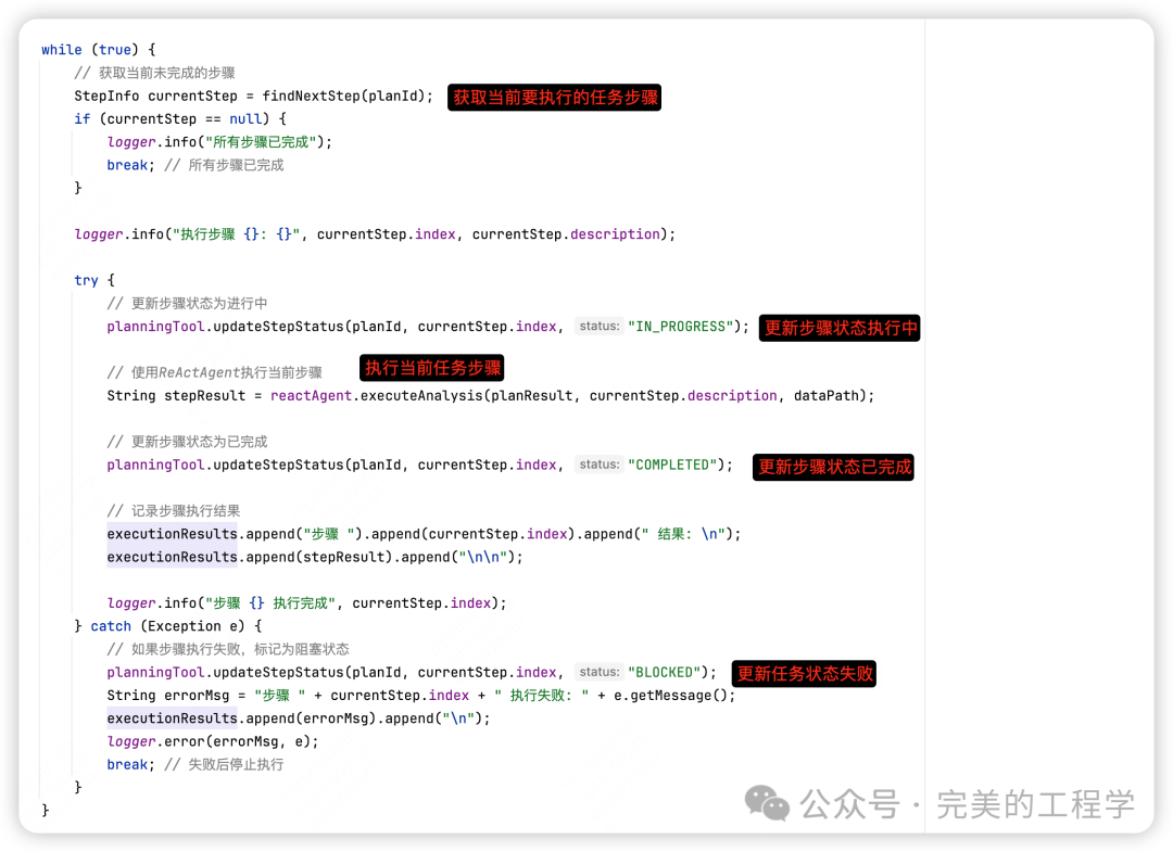Source Code Analysis of Multi-Agent System under React Architecture