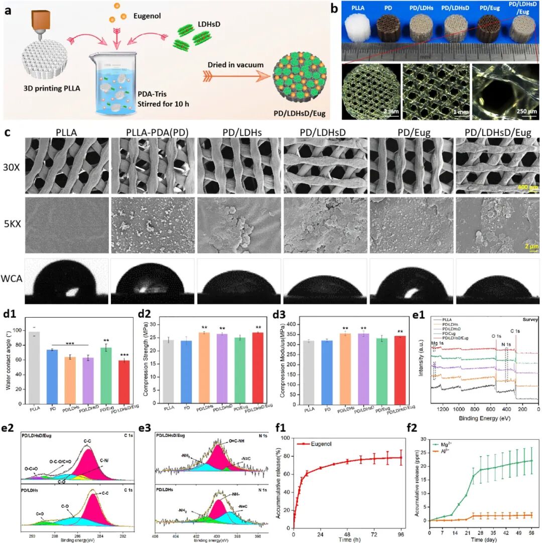 Professor Luo Binghong's Team from Jinan University Publishes in ACS Nano: A Multifunctional 3D Printed Scaffold with Spatiotemporal Release of Multiple Drugs for Bone Regeneration
