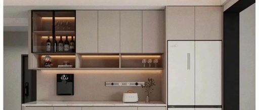 Small Space Savior! 10 Integrated Refrigerator and Sideboard Designs to Double Your Space and Boost Aesthetics