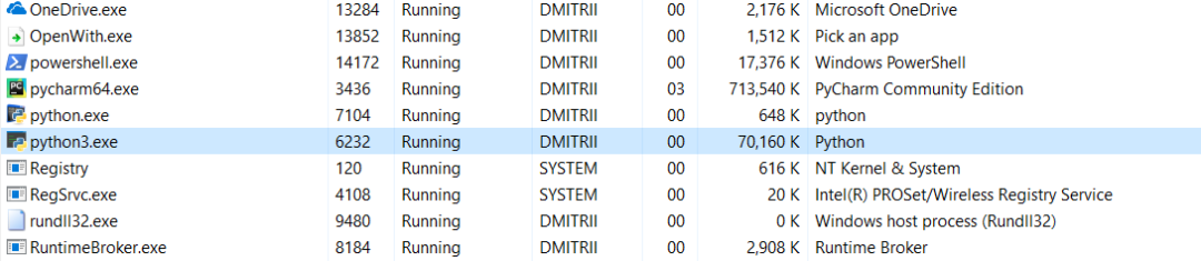 No Memory Issue That One Line of Python Code Can't Solve