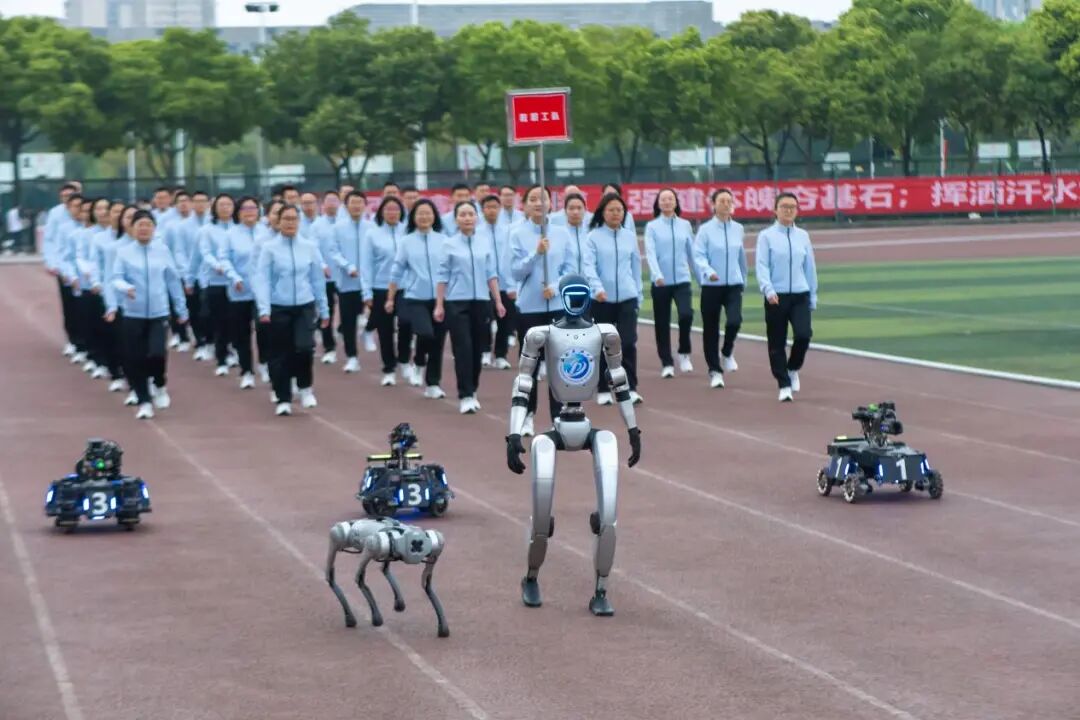 Robot Parade Shines at University Sports Meet!