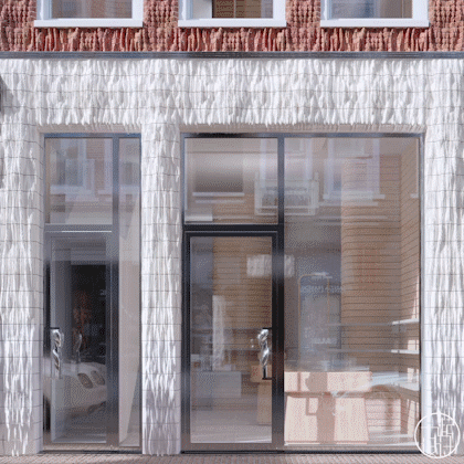 3D Printed Tiles Enhance the Elegance of Boutique Store Facades