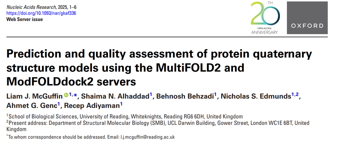 MultiFOLD2 and ModFOLDdock2: New Standards for Protein Complex Structure Prediction and Quality Assessment