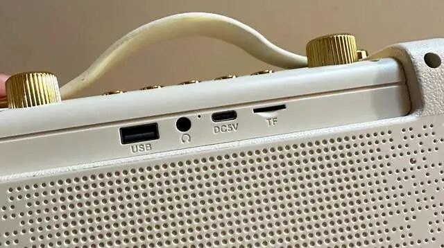 Oudiobop TG1 Bluetooth Speaker: Standard Wireless Microphone with Karaoke Function and Colorful Lighting Effects