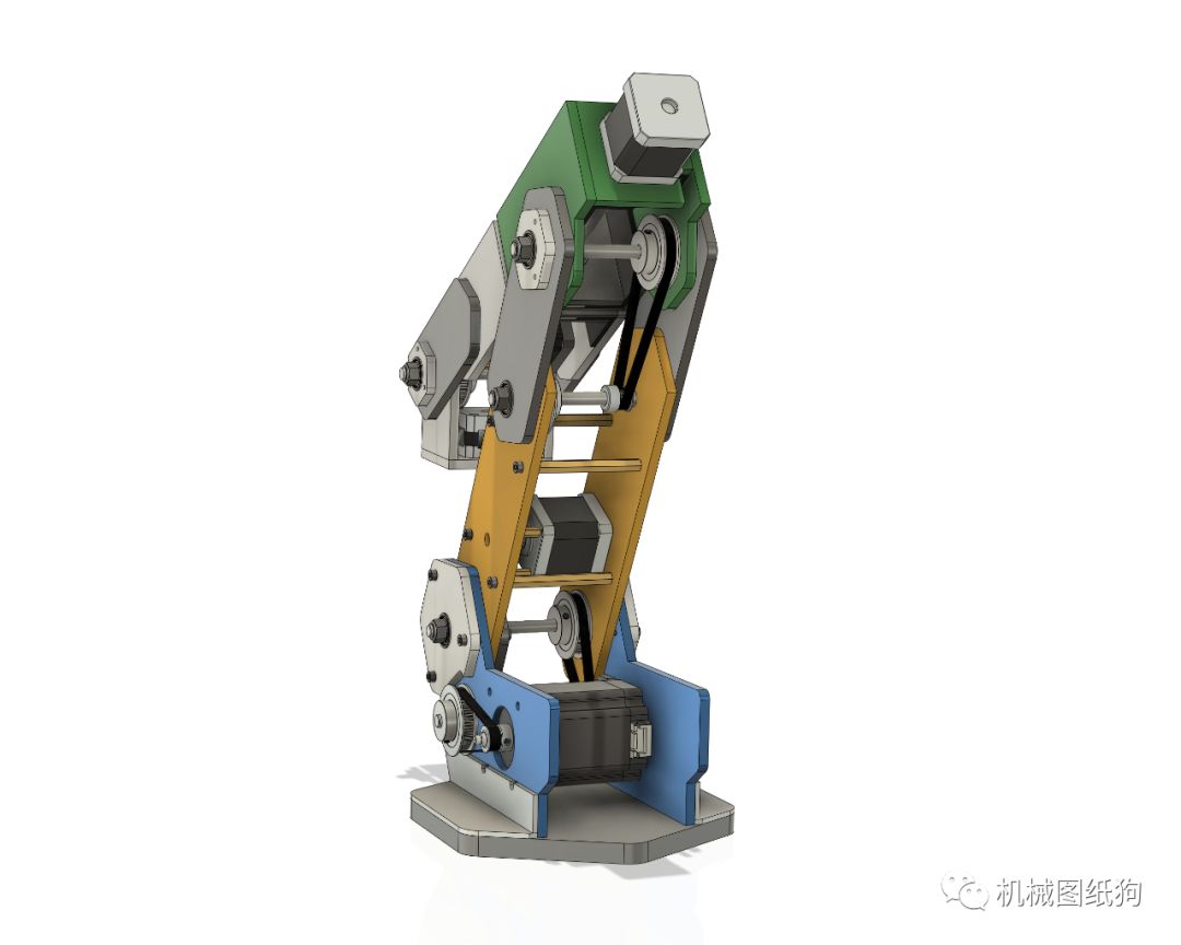 DIY 6DOF Simple Robotic Arm 3D Design Using Inventor with STEP Files