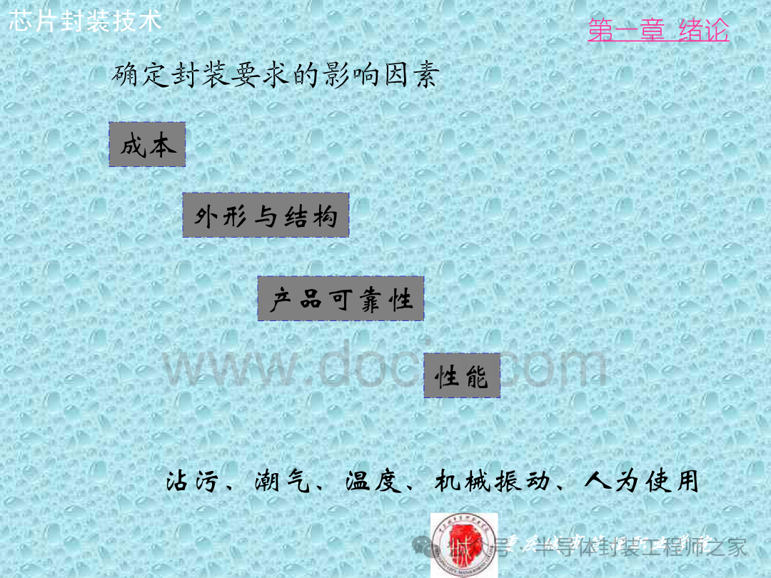 Integrated Circuit Chip Packaging Technology