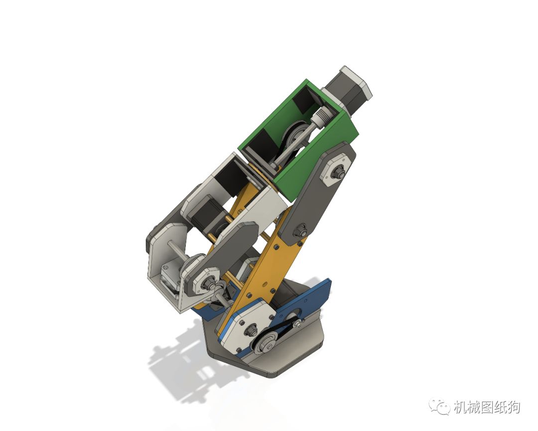 DIY 6DOF Simple Robotic Arm 3D Design Using Inventor with STEP Files