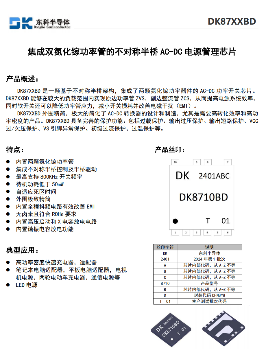 Empowering High-Density Power Supplies with Soft Switching: A Summary of AHB Controller Chips