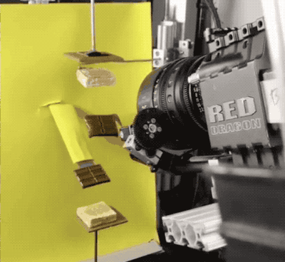 The Flying Food in Advertisements is Not Computer Graphics: Military Equipment Used in the Filming Process