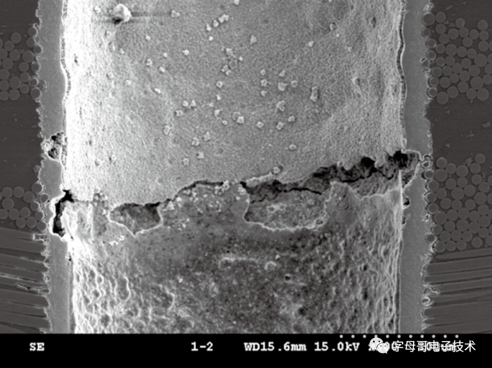 Analysis of Failure Causes for PCB Via Breakage (Corrosive Via Breakage)