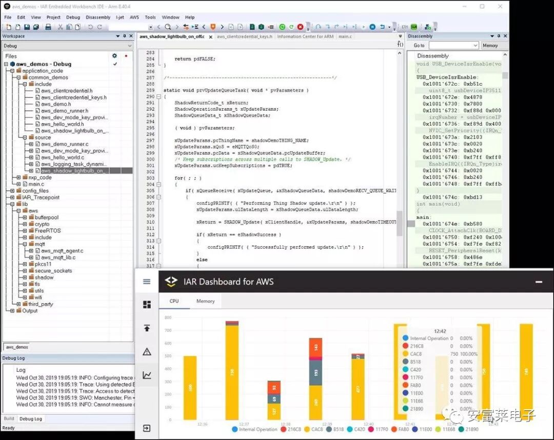 IAR for Amazon FreeRTOS Released: A New Era for IoT Studios