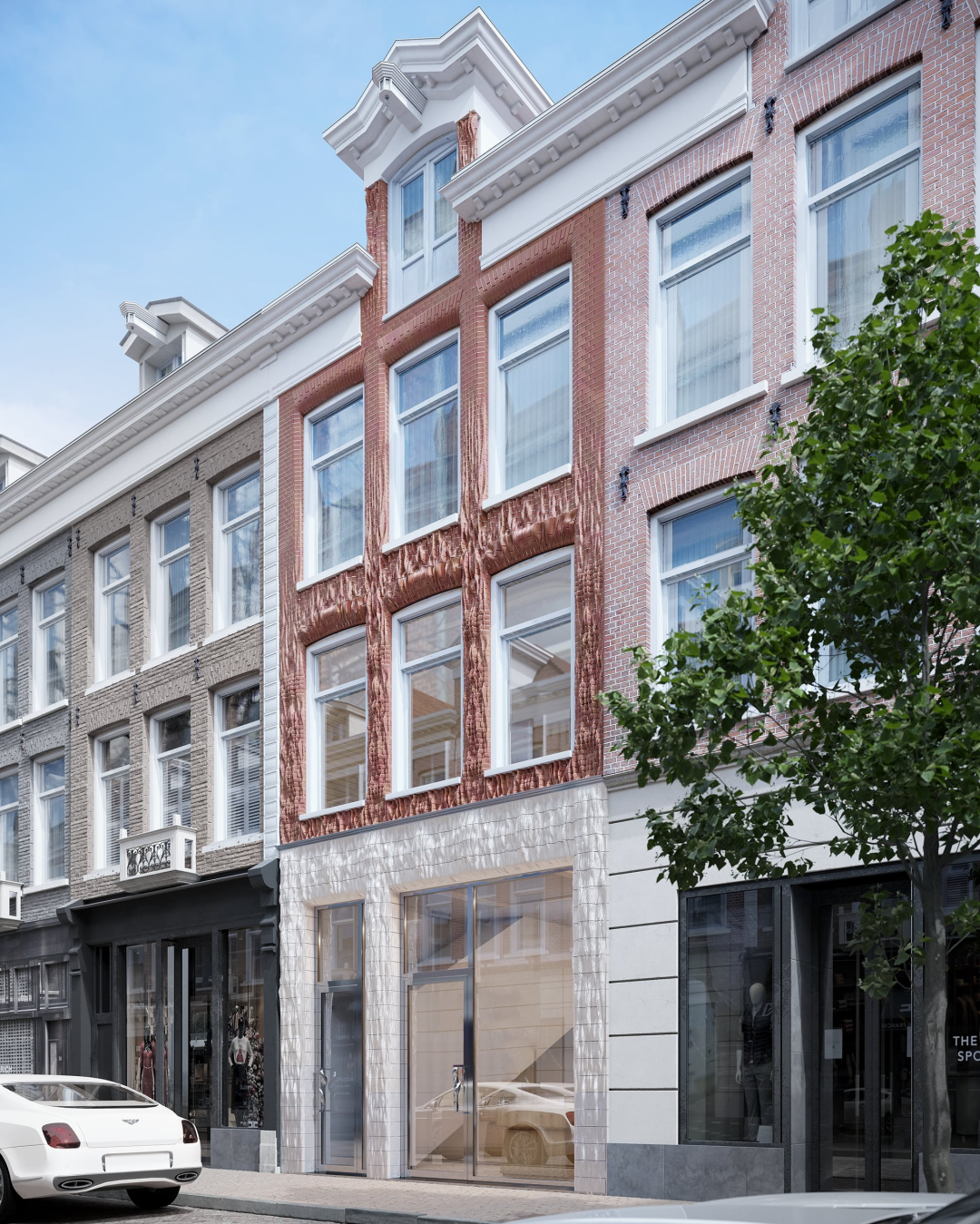 3D Printed Tiles Enhance the Elegance of Boutique Store Facades