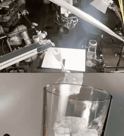 The Flying Food in Advertisements is Not Computer Graphics: Military Equipment Used in the Filming Process