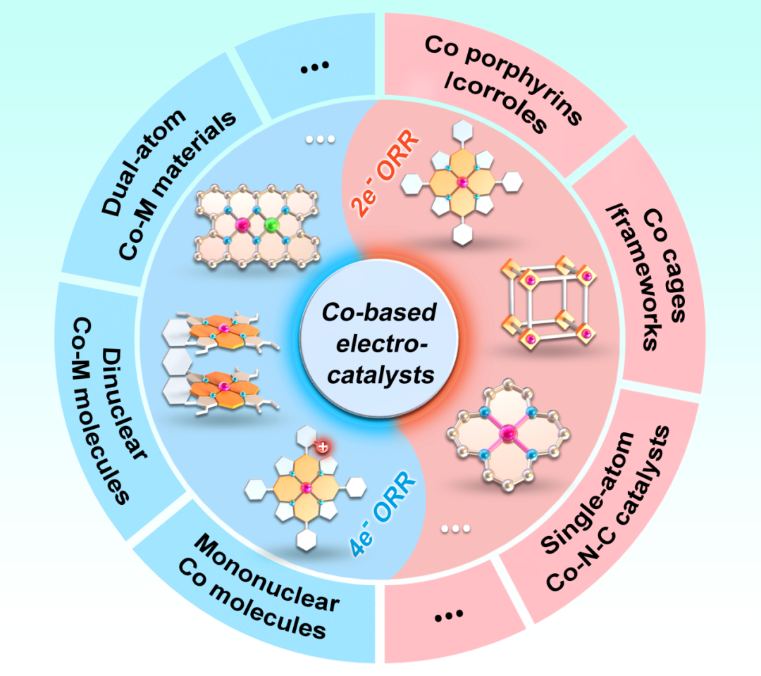Recent Advances in Selective Two-Electron and Four-Electron Oxygen Reduction Reactions Based on Cobalt-Based Electrocatalysts by Professor Cao Rui's Team at Shaanxi Normal University