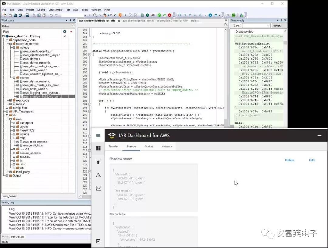 IAR for Amazon FreeRTOS Released: A New Era for IoT Studios