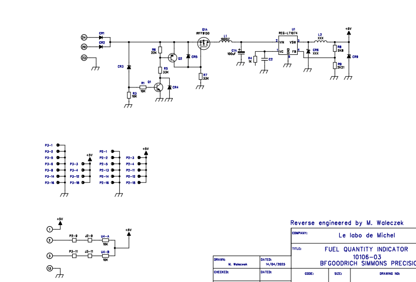 Boeing 747 Digital Fuel Quantity Indicator - Teardown, Reverse Engineering and Testing
