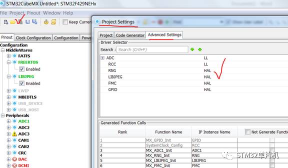 Performance Comparison of Code Based on Different STM32 Library Functions