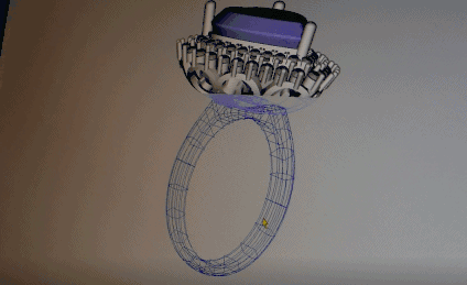 3D Printed 7.82 Carat Gemstone Engagement Ring! It Can Transform!