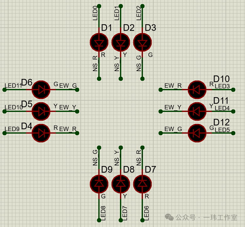 Simulation of Traffic Light System Based on 51 Microcontroller