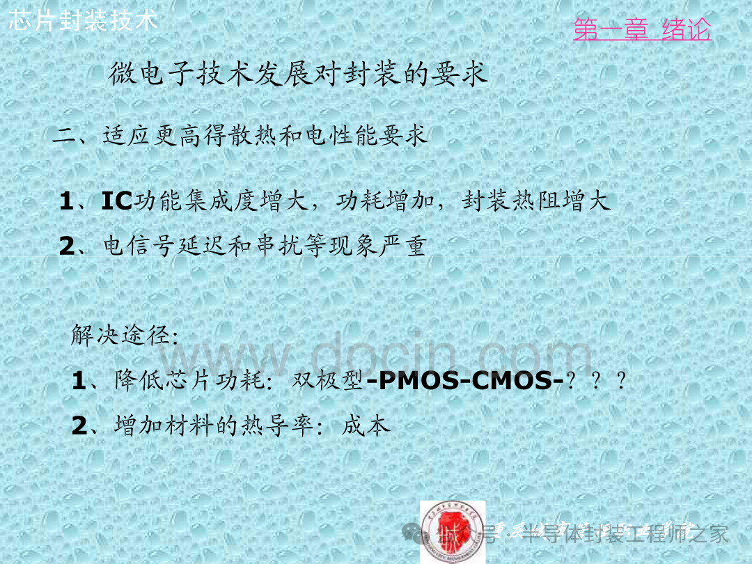 Integrated Circuit Chip Packaging Technology