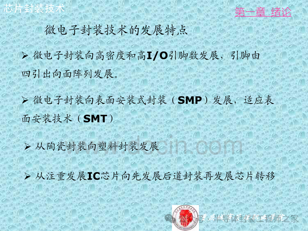 Integrated Circuit Chip Packaging Technology