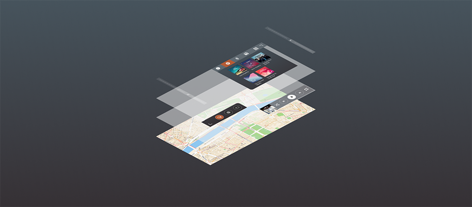In-Car Displays | A New Concept for Automotive Touch Interaction