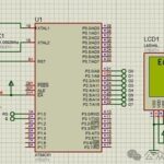 Interface Between LCD and 8051 Microcontroller in Proteus