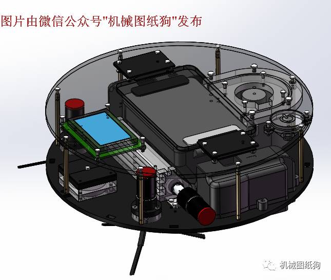 DIY Robotic Vacuum Cleaner 3D Design SOLIDWORKS