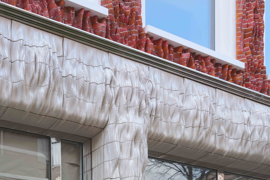 3D Printed Tiles Enhance the Elegance of Boutique Store Facades