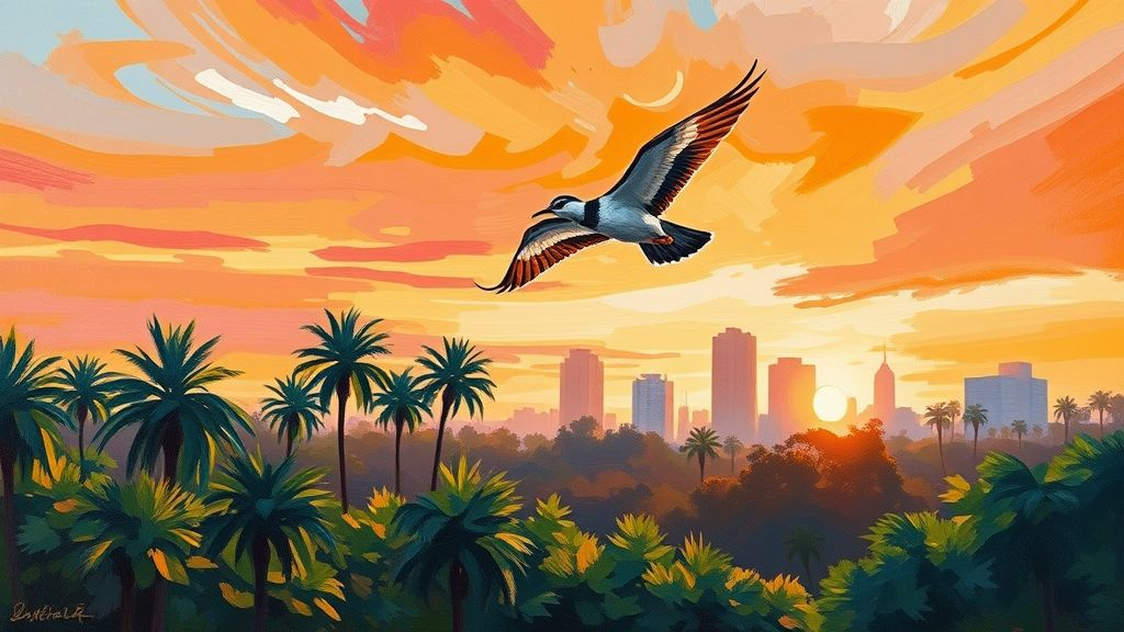 How Urbanization Shapes Bird Behavior: A Study on the Differences in Mobility and Exploration of Spur-Winged Lapwings