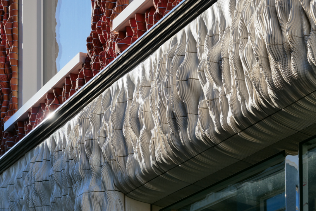 3D Printed Tiles Enhance the Elegance of Boutique Store Facades