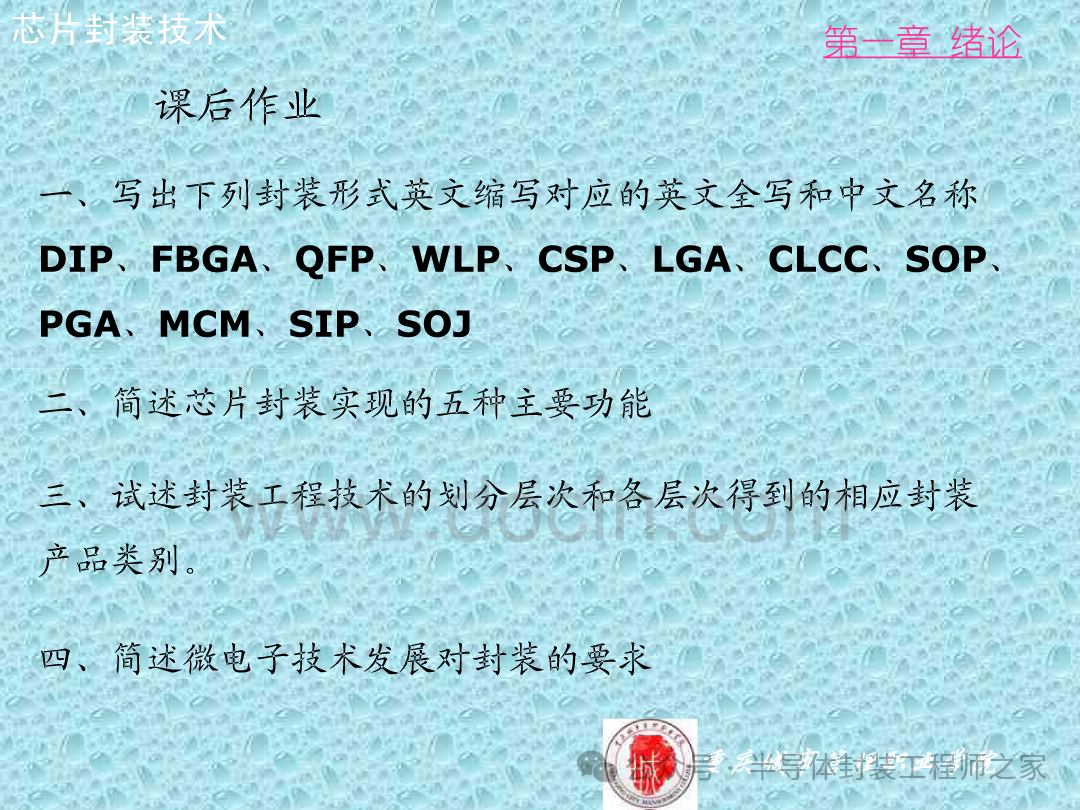 Integrated Circuit Chip Packaging Technology