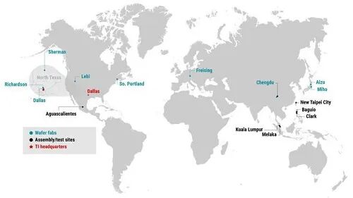 Summary of 35 Major Wafer Fabrication Plants in the United States