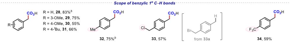 Breakthrough in Inertness: Study on Benzylic C-H Carboxylation Reaction Involving Non-Transition Metals and Alkali