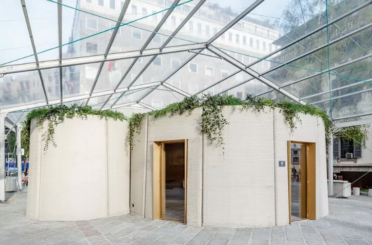 A Stylish 100㎡ House Completed in 48 Hours Using 3D Printing