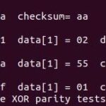 C Language - Algorithm for Parity Check Code