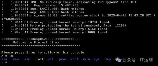 Building an ISO Image Based on BusyBox
