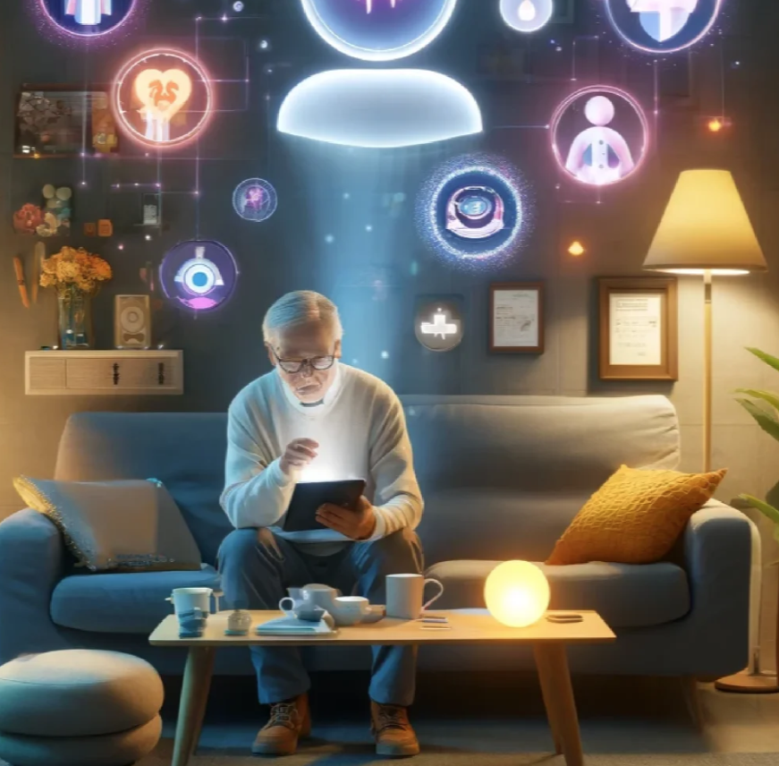 When AI Robots Become New Companions for the Elderly