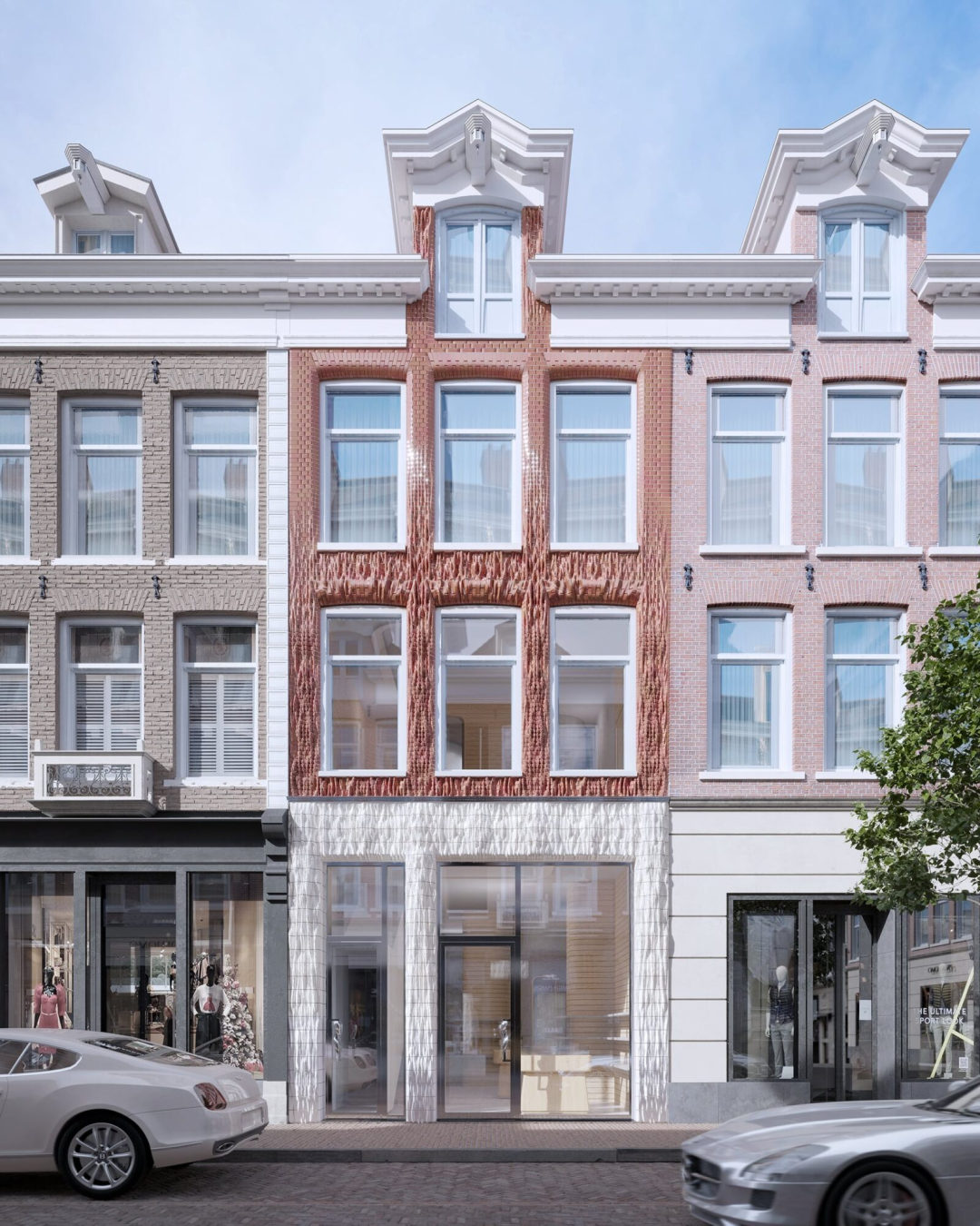 3D Printed Tiles Enhance the Elegance of Boutique Store Facades