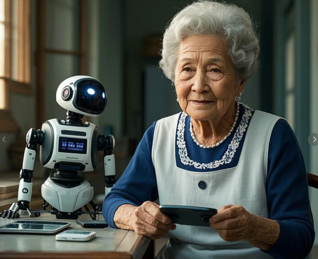 When AI Robots Become New Companions for the Elderly