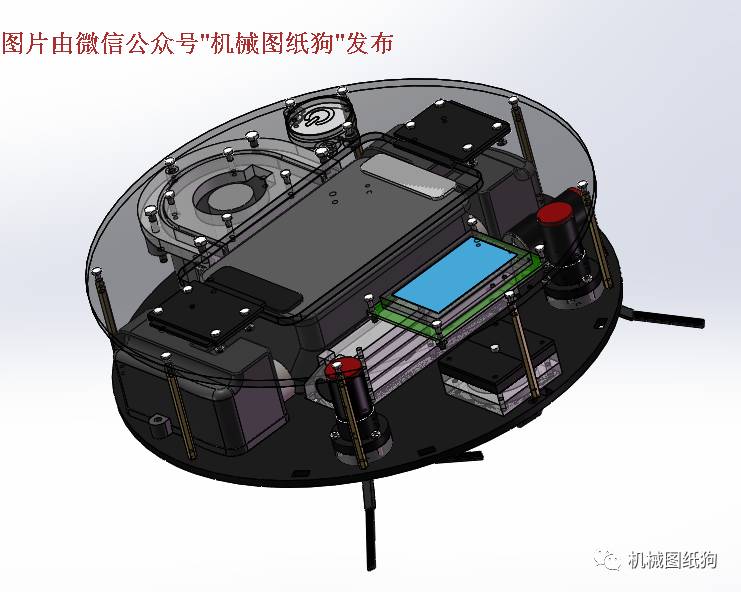 DIY Robotic Vacuum Cleaner 3D Design SOLIDWORKS